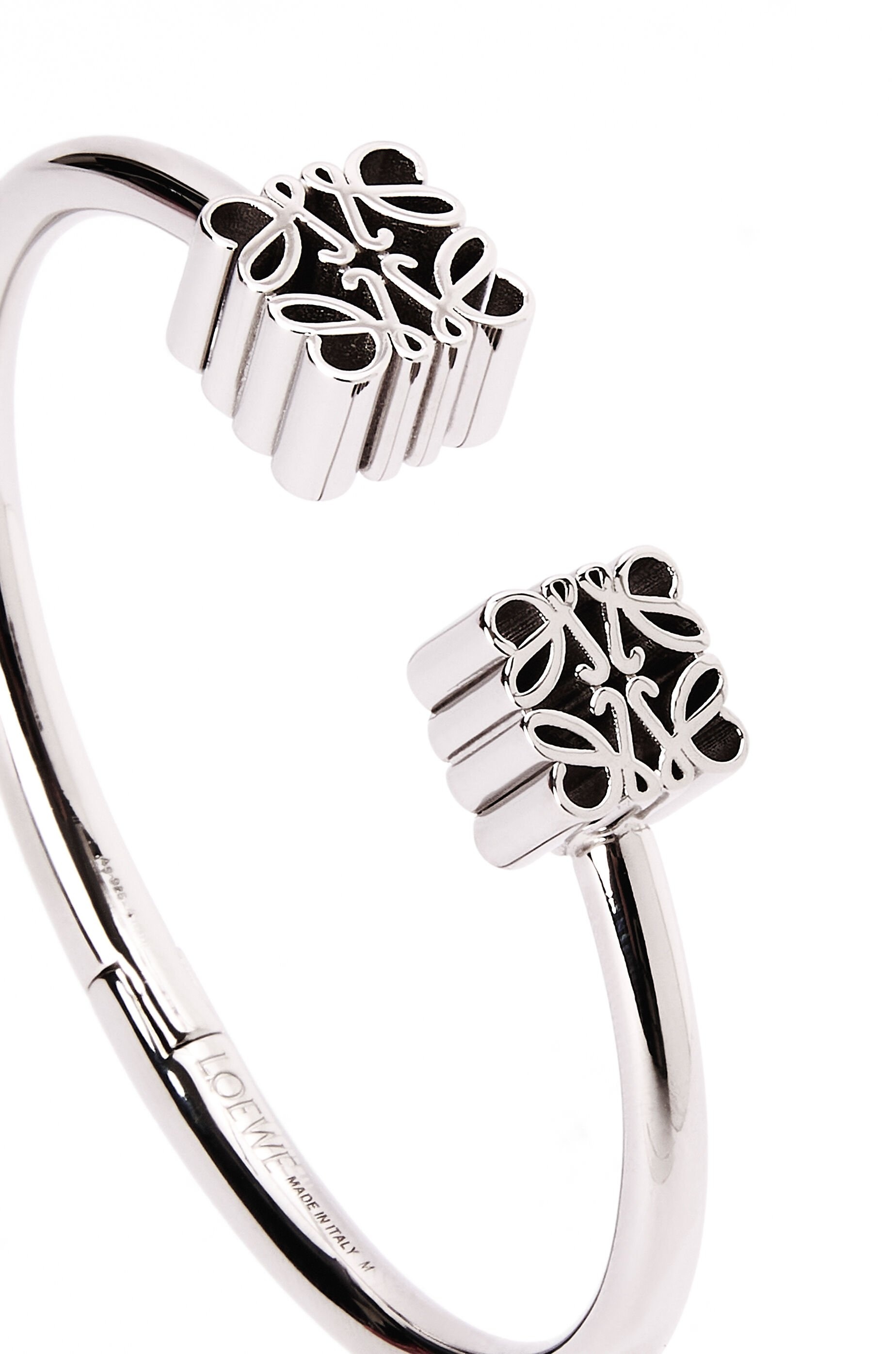 Anagram cuff in sterling silver - 4