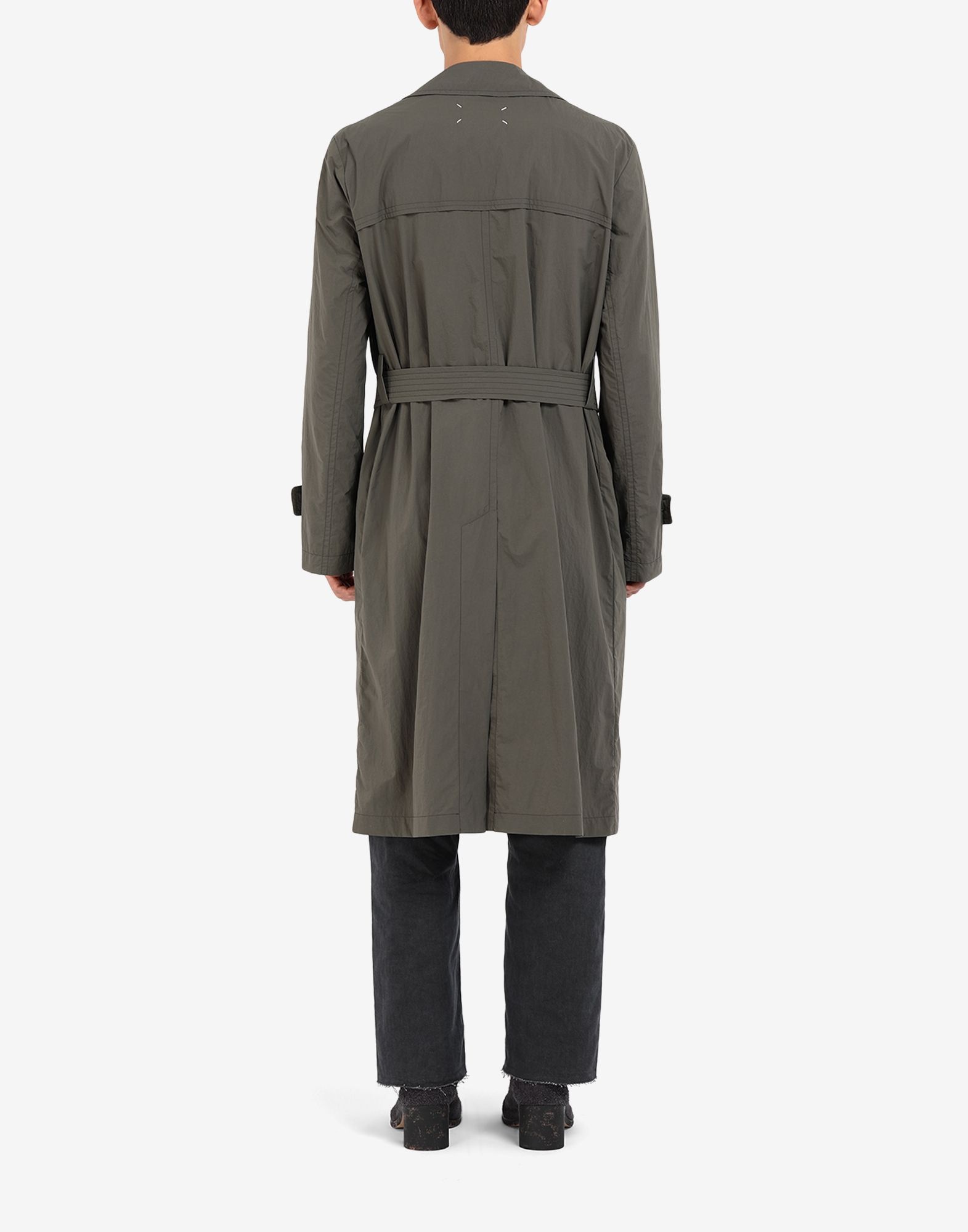 Recycled nylon trench coat - 4