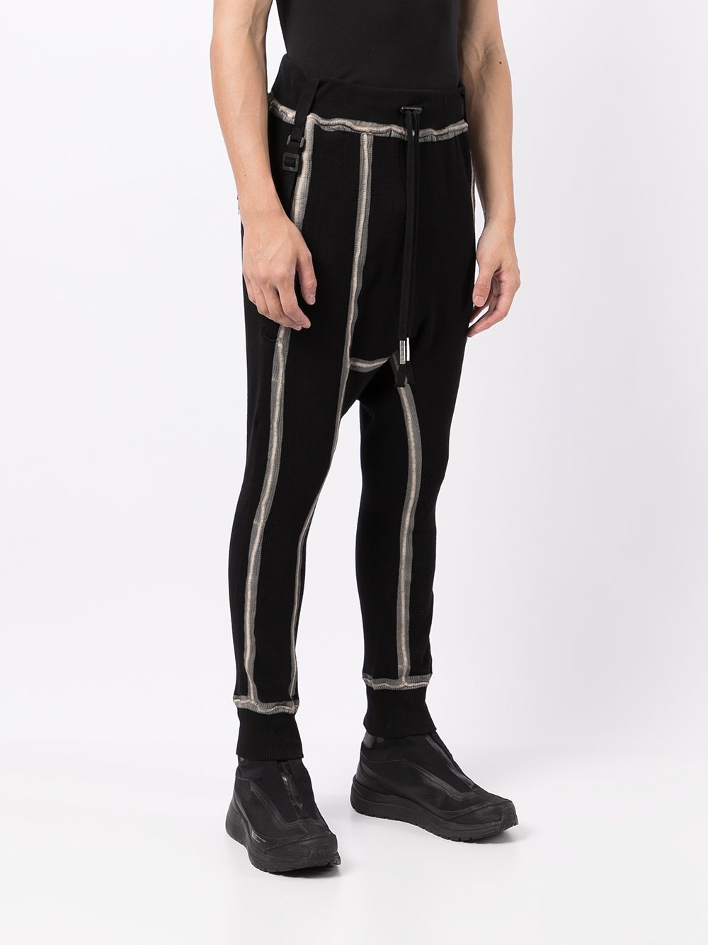 contrast stitch  long johns - 3