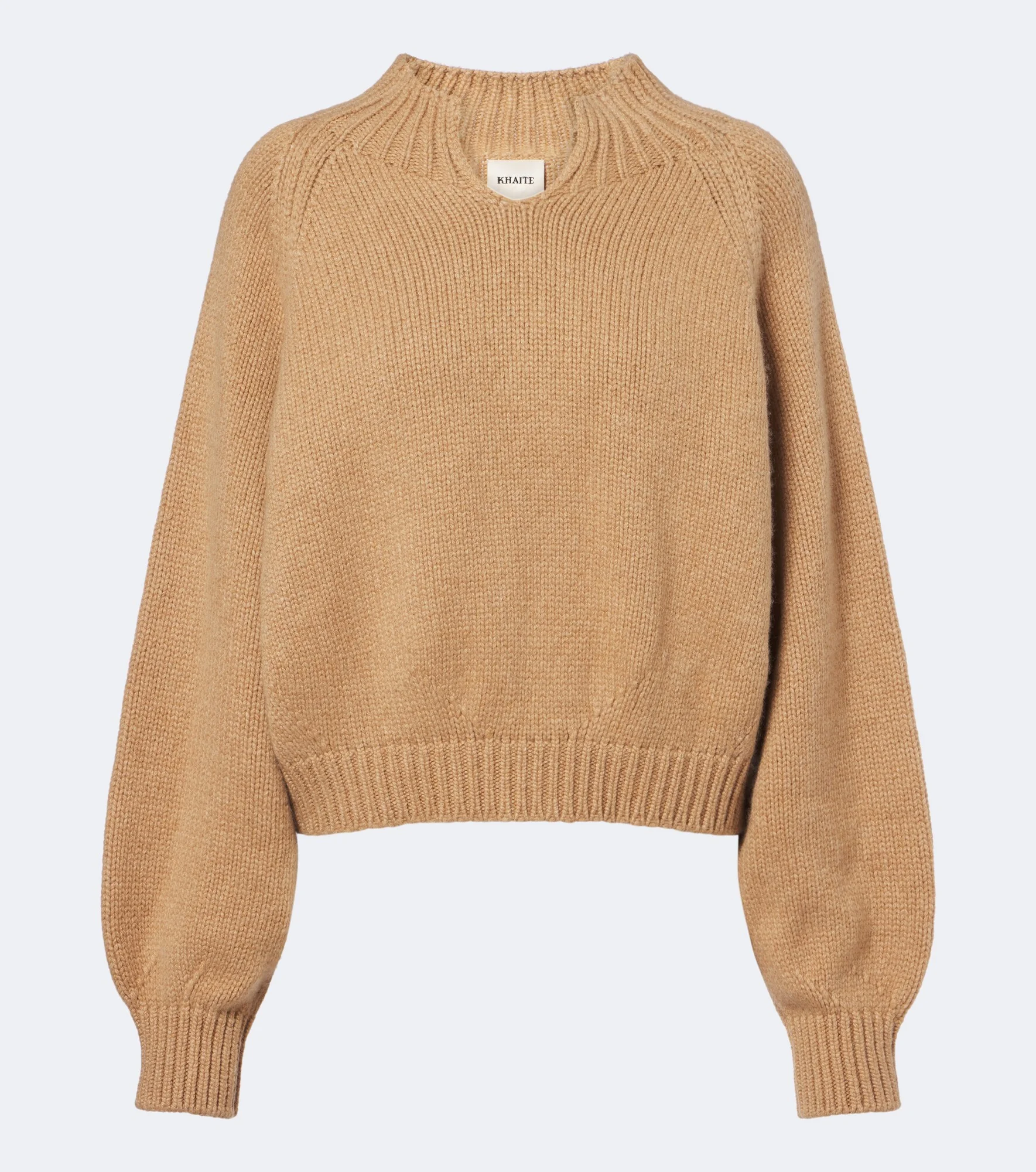 Cropped cashmere sweater - 1