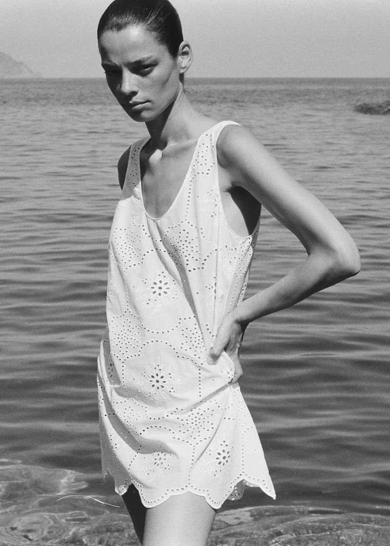 Matteau Broderie Tank Mini Dress - White 12