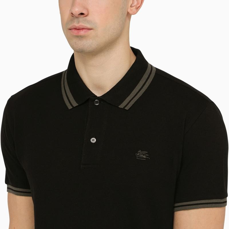 ETRO SHORT-SLEEVED POLO SHIRT WITH LOGO EMBROIDERY - 5