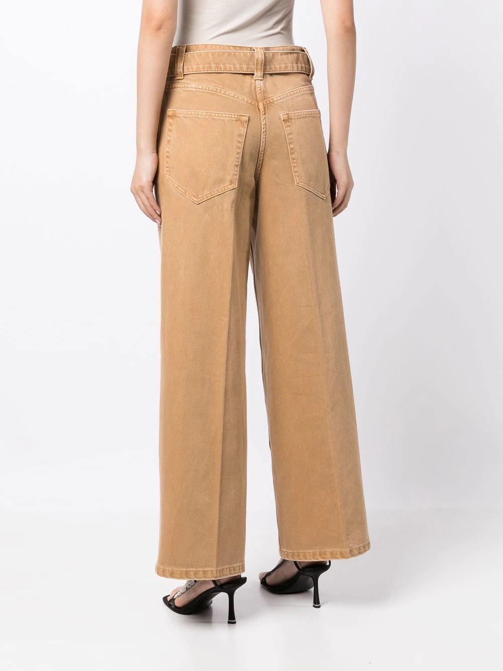 wide-leg jeans - 8