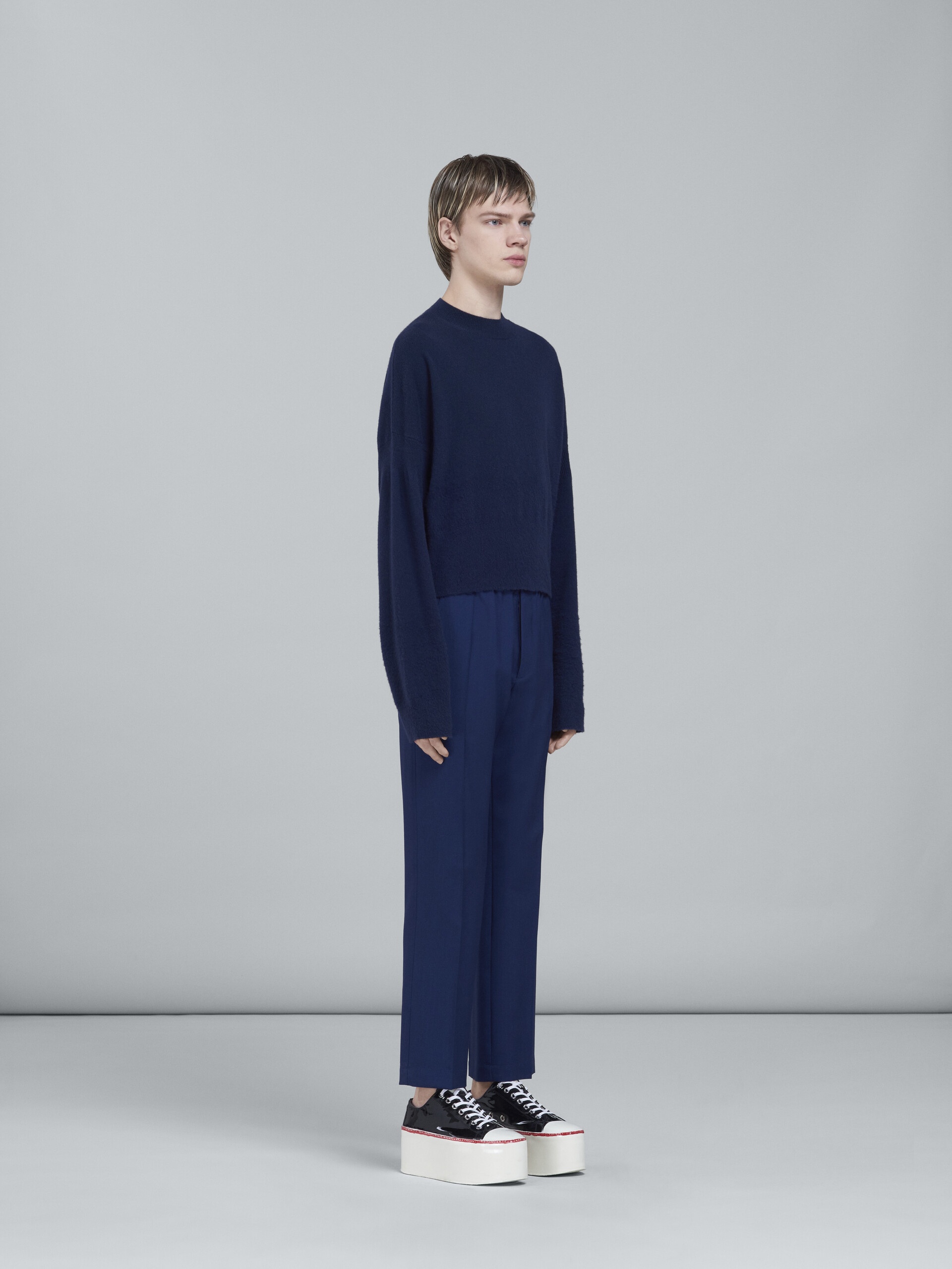 LOGO CASHMERE CREWNECK SWEATER - 5