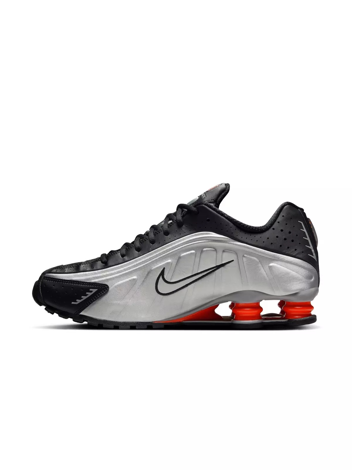 Shox R4 "Metallic Silver/Black" Men's Shoe - 4