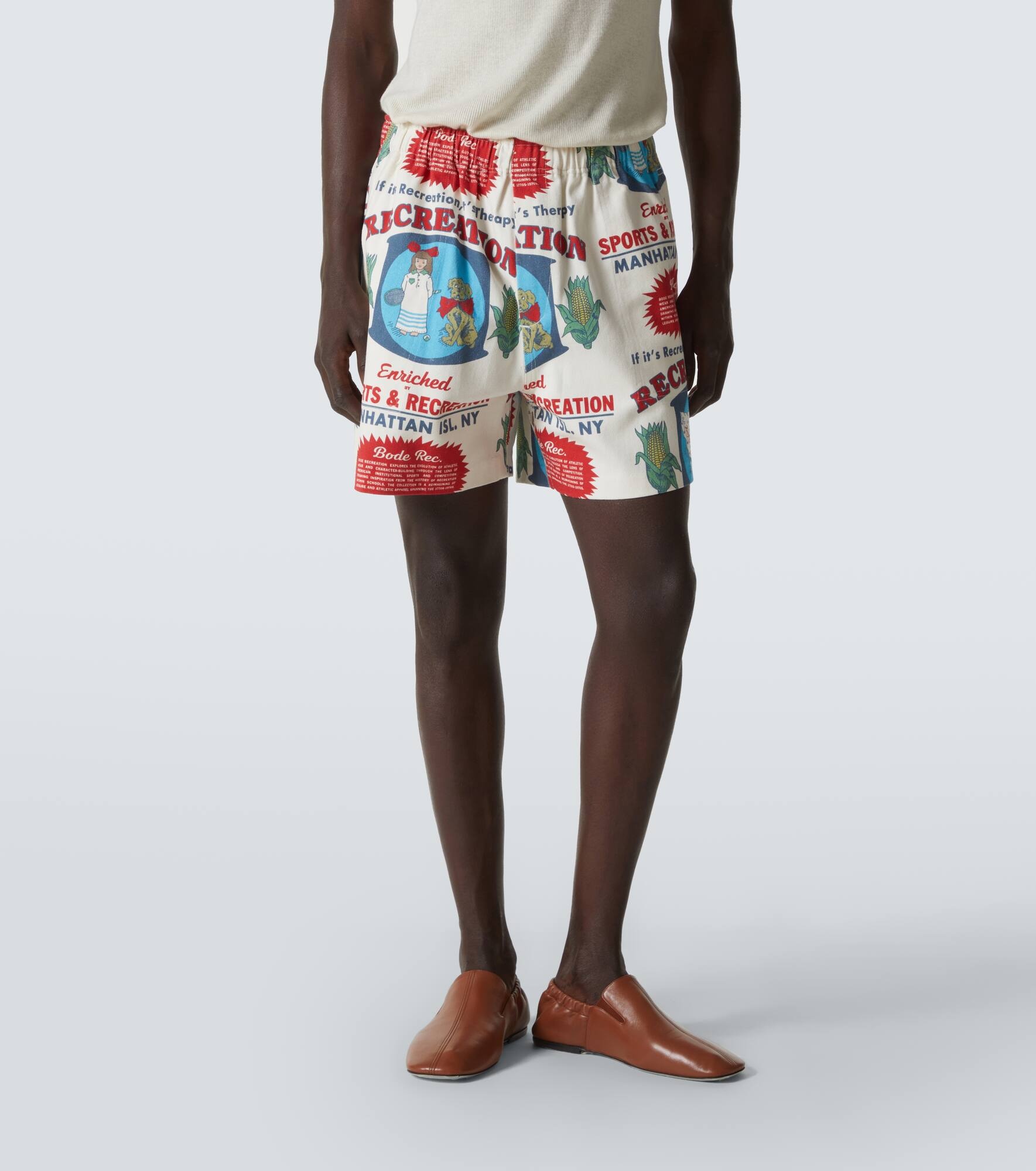 Enrichment cotton printed shorts - 3