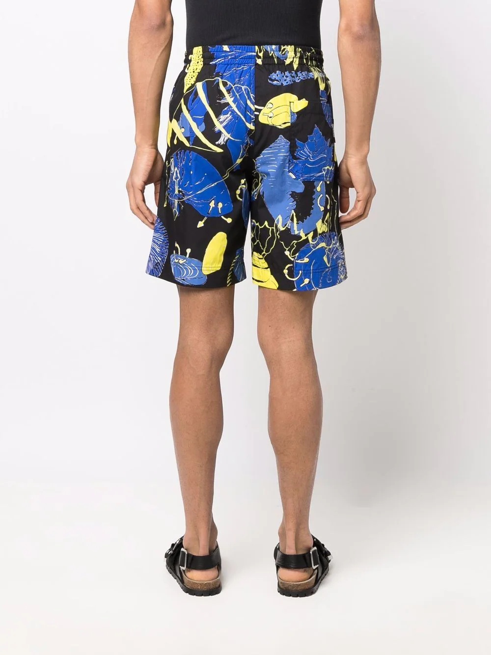 deep sea-print shorts - 4