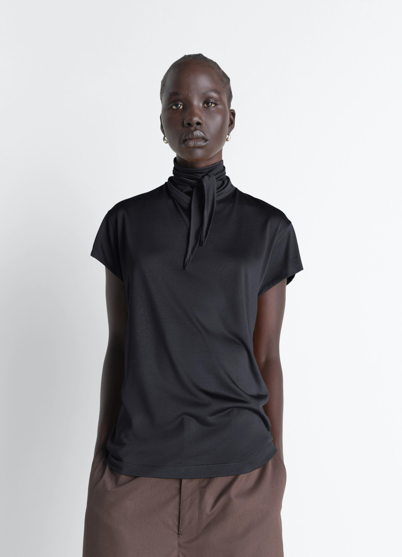 Lemaire SHORT SLEEVE FOULARD TOP IN VISCOSE COTTON JERSEY outlook