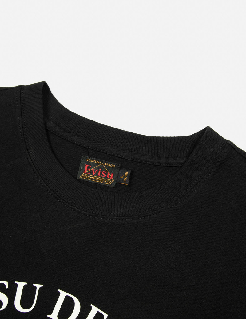 RIBBON SEAGULL AND LOGO PRINT REGULAR FIT T-SHIRT 7