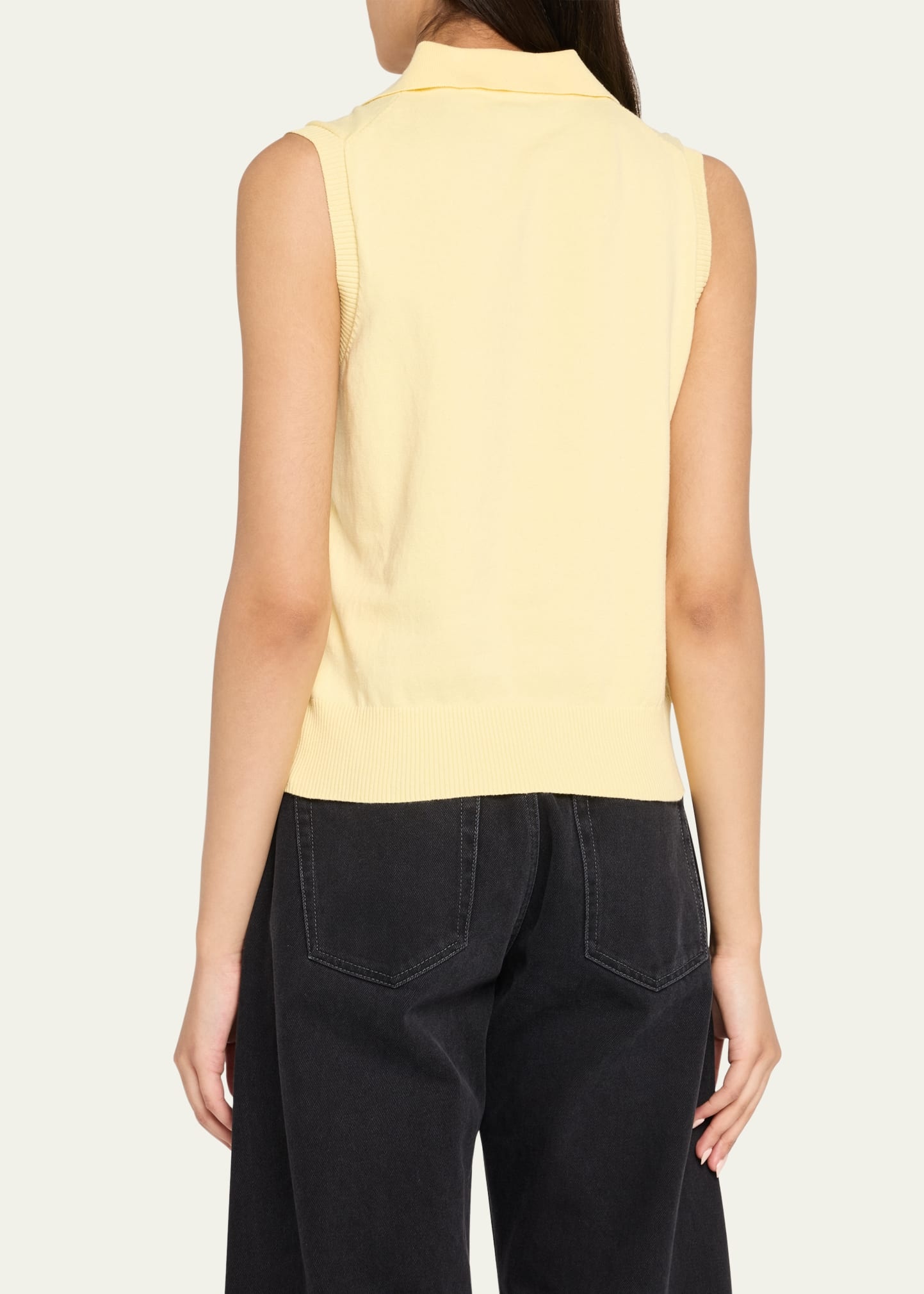 Knit Polo Vest - 3
