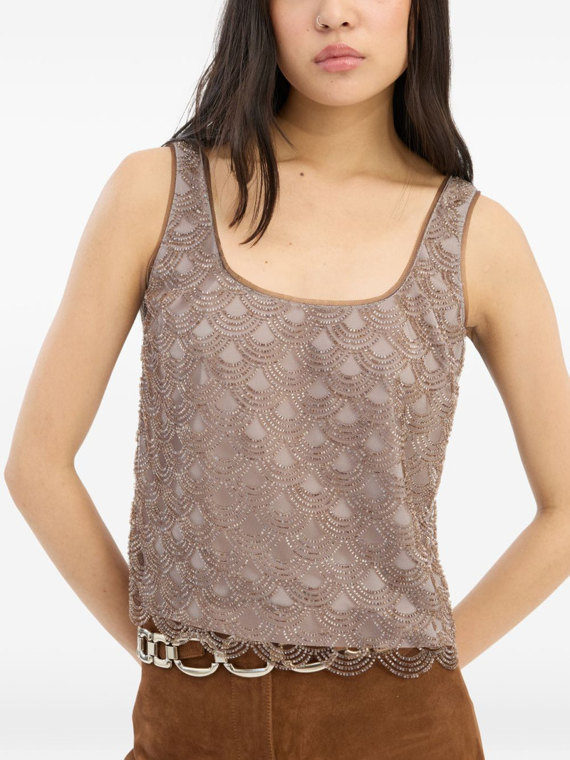 sequin-embellished top 4