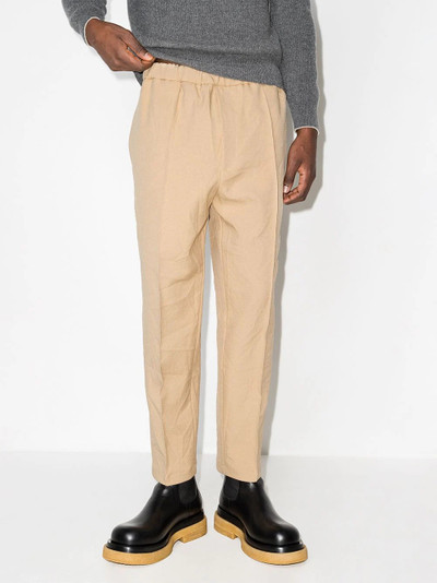 Jil Sander elasticated-waist tailored trousers outlook