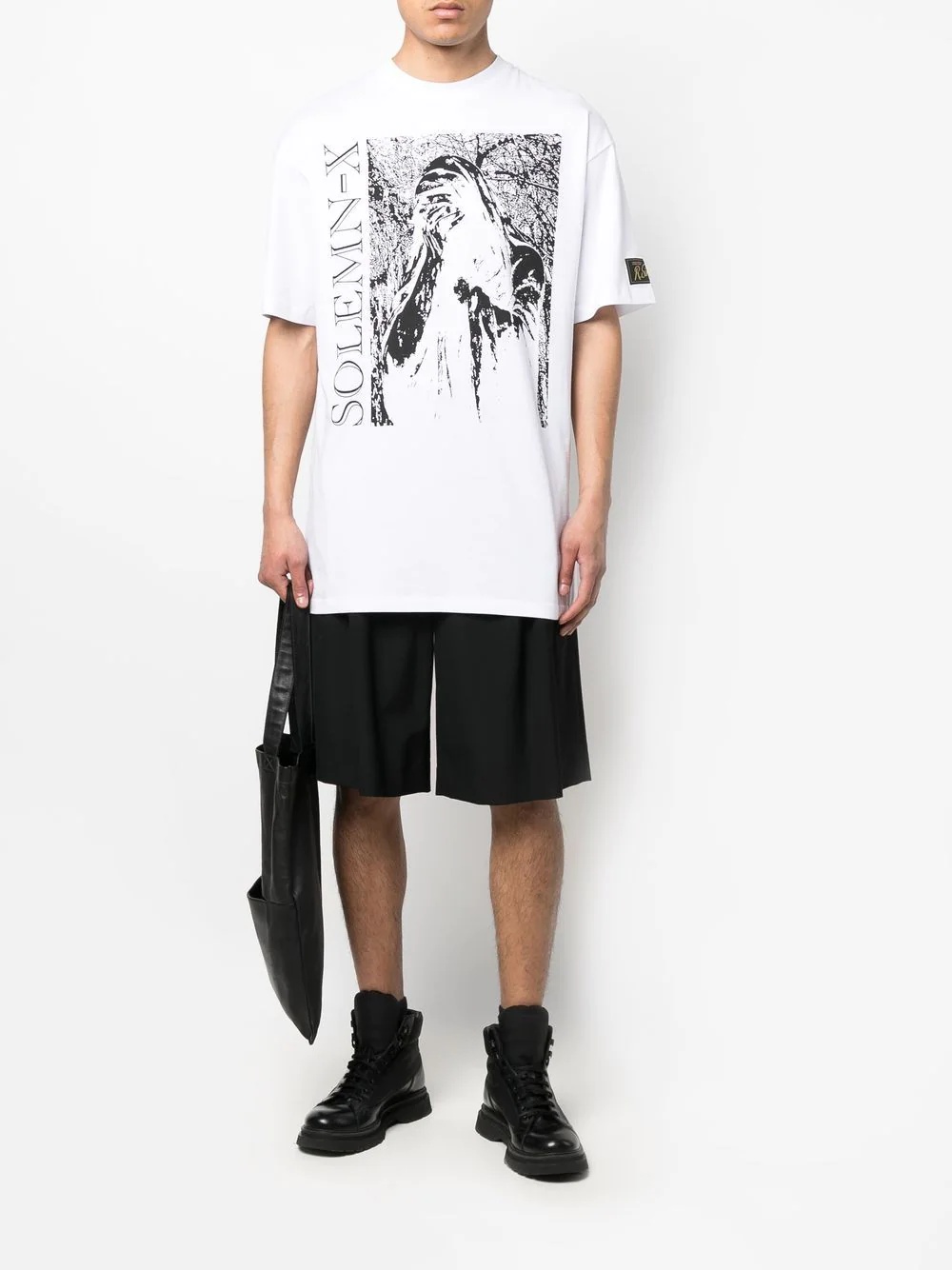 Solemn X oversized graphic-print T-shirt - 2