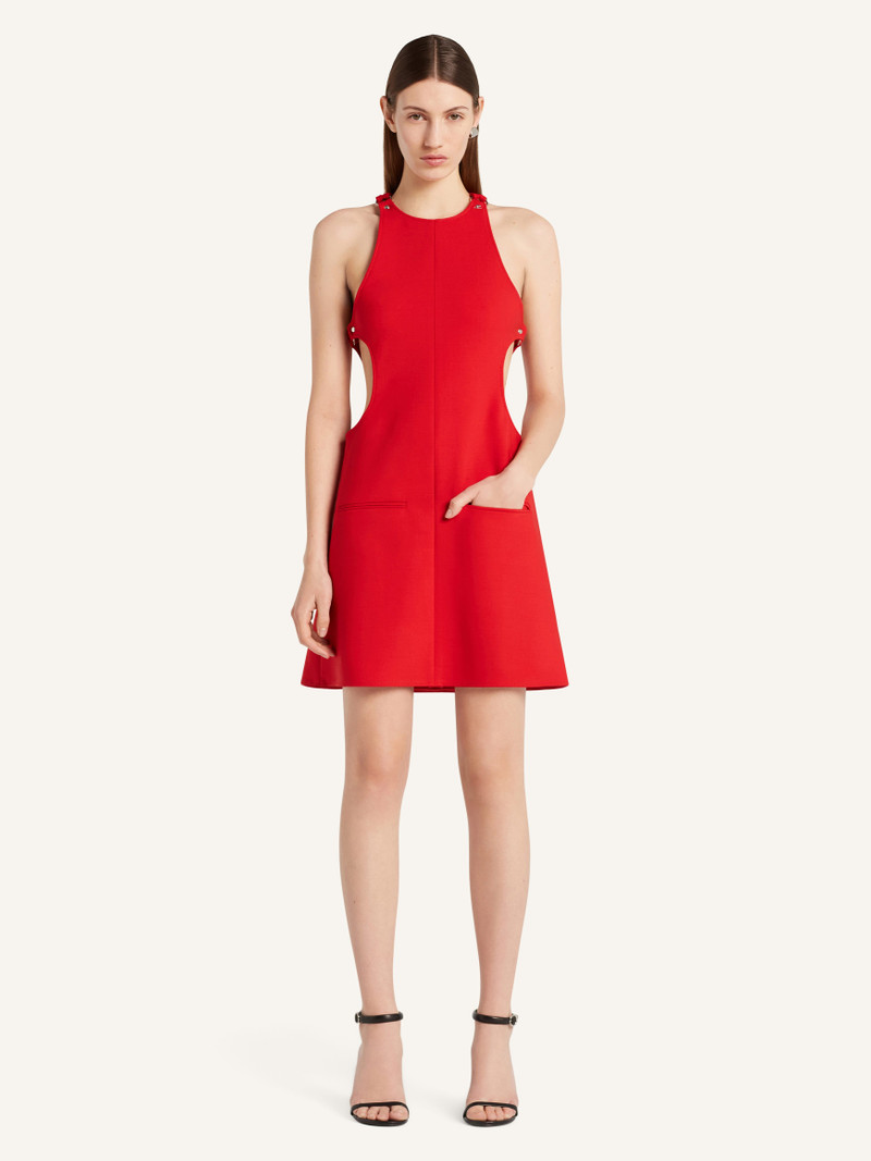 courrèges BUCKLE TAILORED A-LINE DRESS outlook