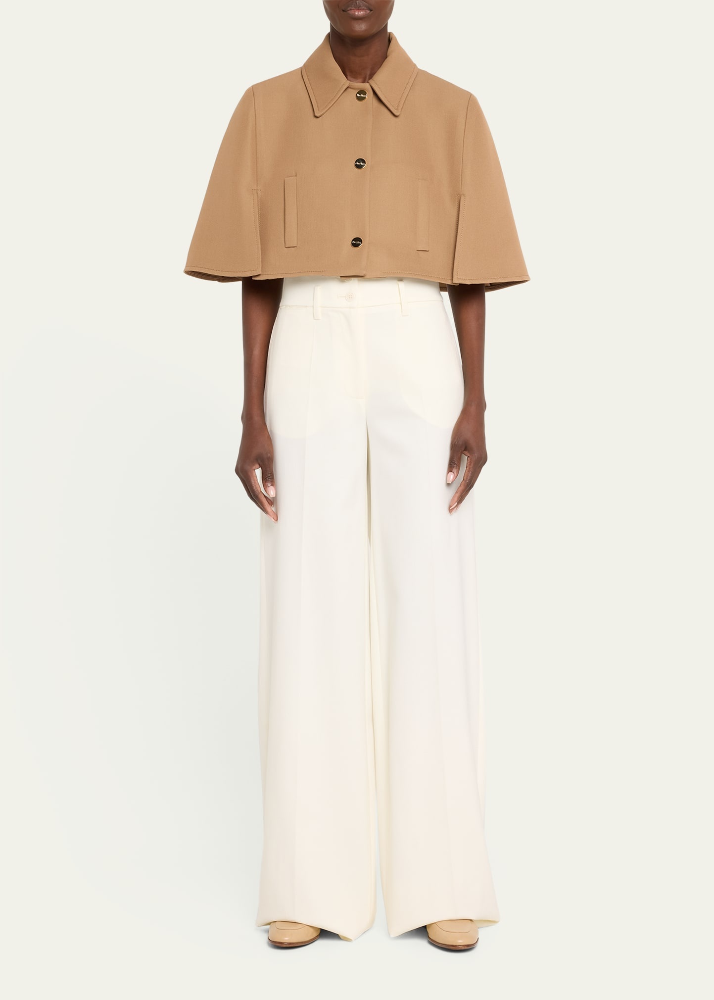Estroso Virgin Wool Cape - 2
