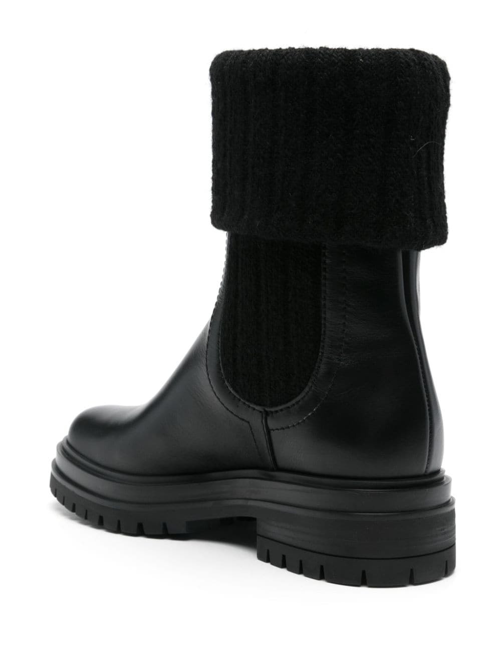 Gianvito Rossi Black Combat Boots - 2