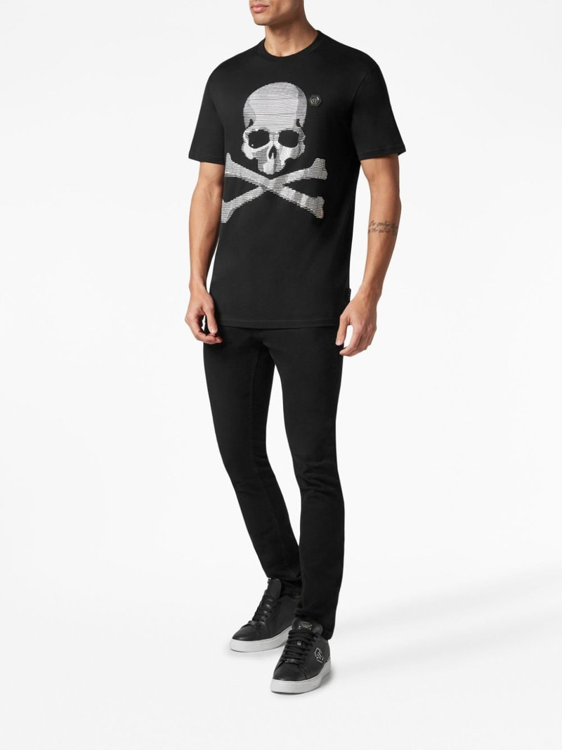 PHILIPP PLEIN skull-print short-sleeve T-shirt outlook