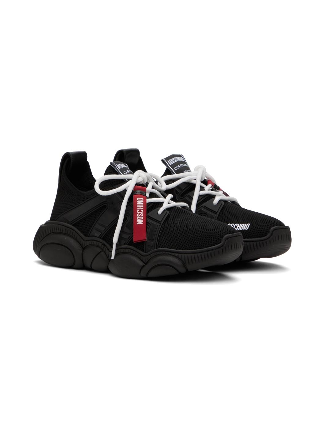 Black Teddy Sneakers - 4
