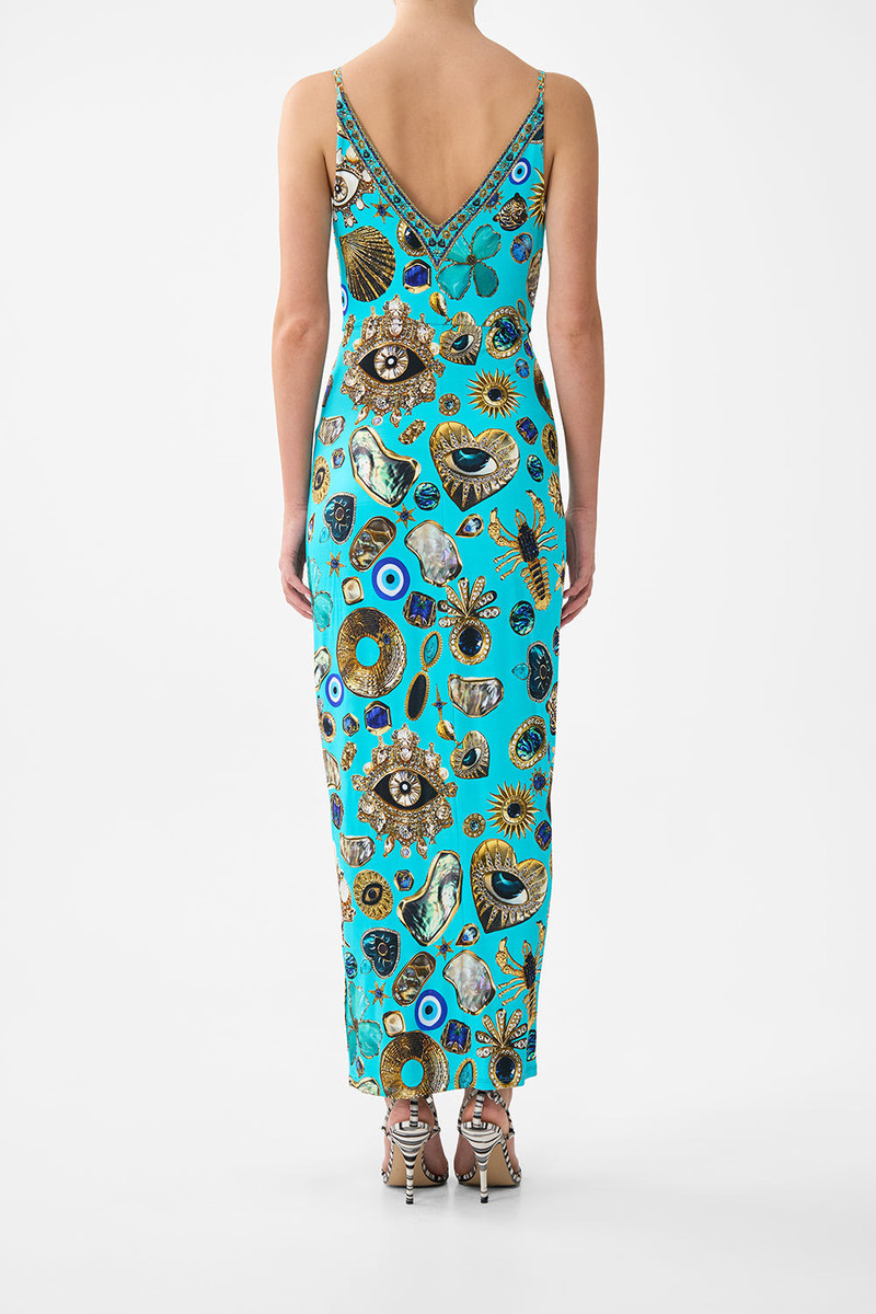 CAMILLA STRAPPY DRESS WITH TWIST FRONT outlook