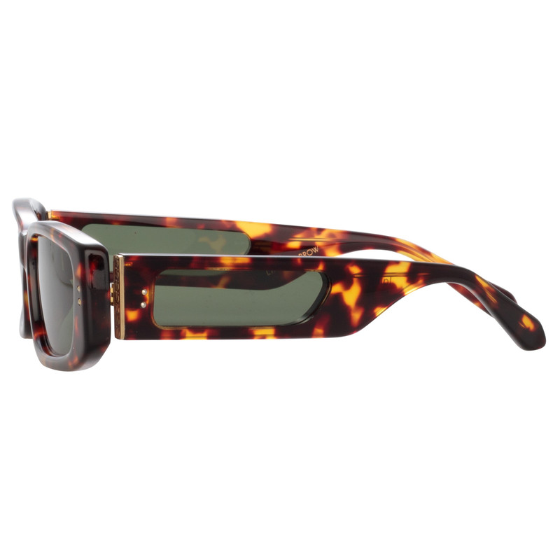 MEN'S TALITA RECTANGULAR SUNGLASSES IN TORTOISESHELL 3