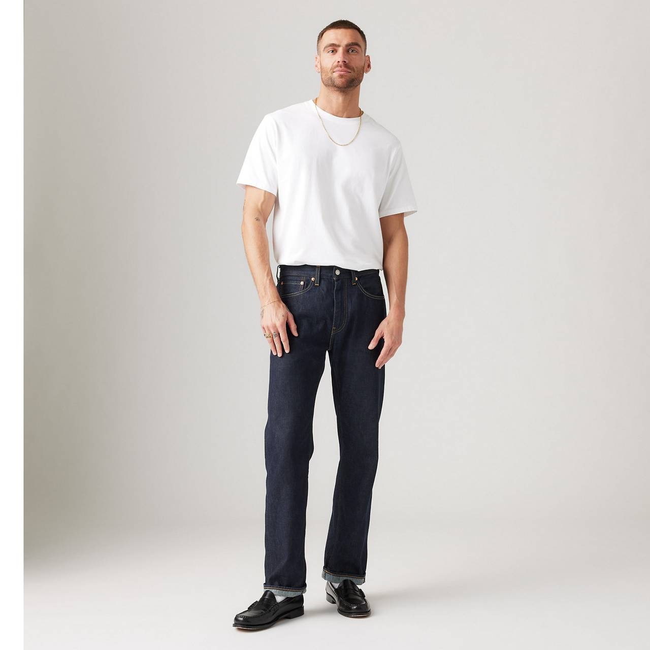 505™ REGULAR FIT SELVEDGE MEN'S JEANS - 2