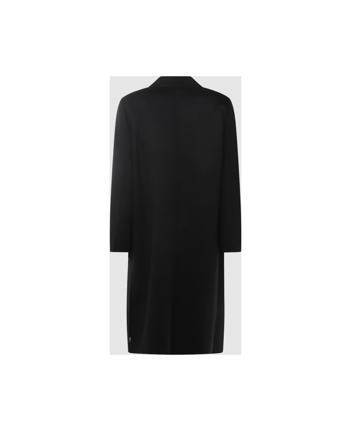 Black Wool Coat - 2
