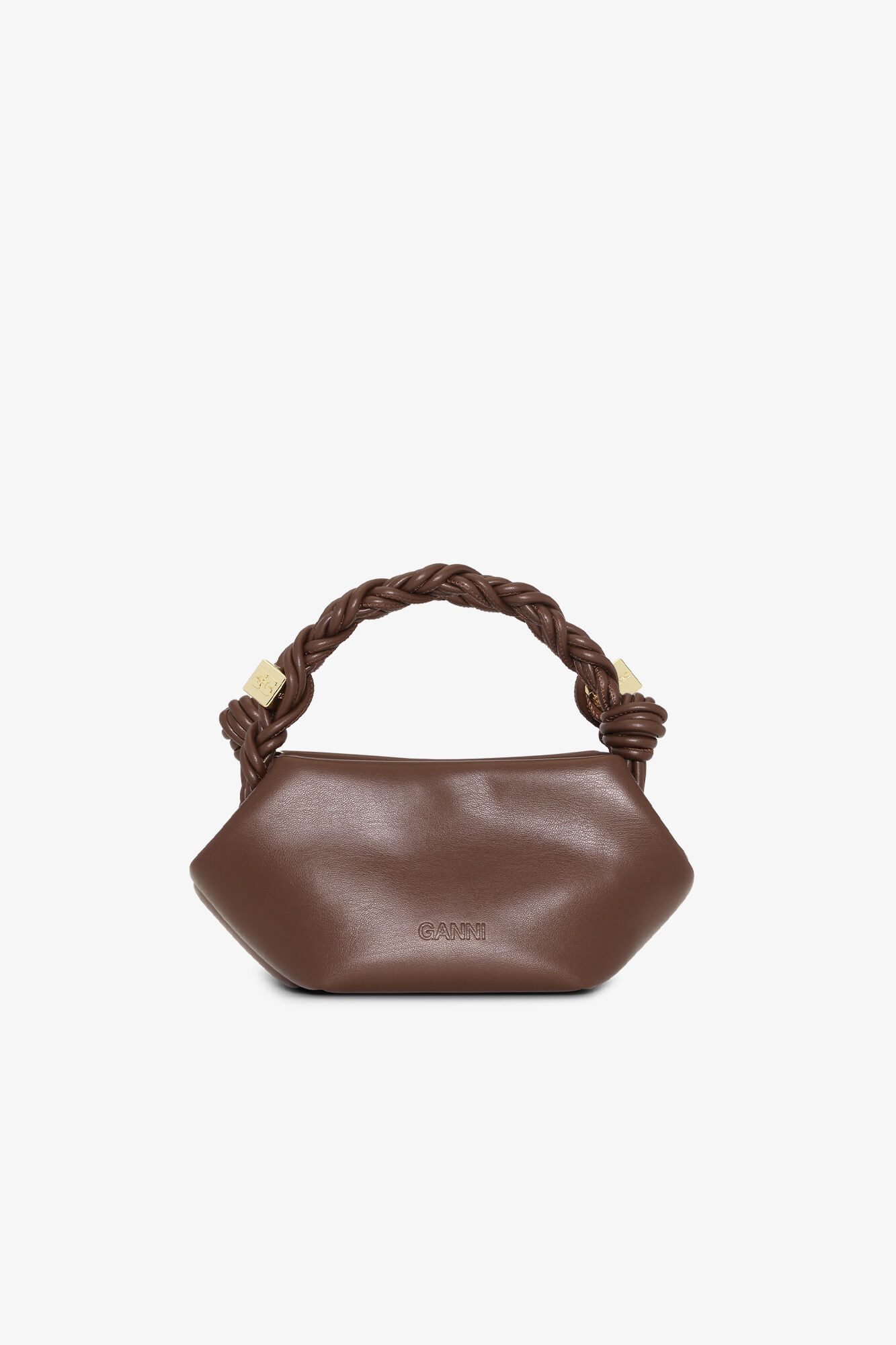 BROWN MINI GANNI BOU BAG - 3