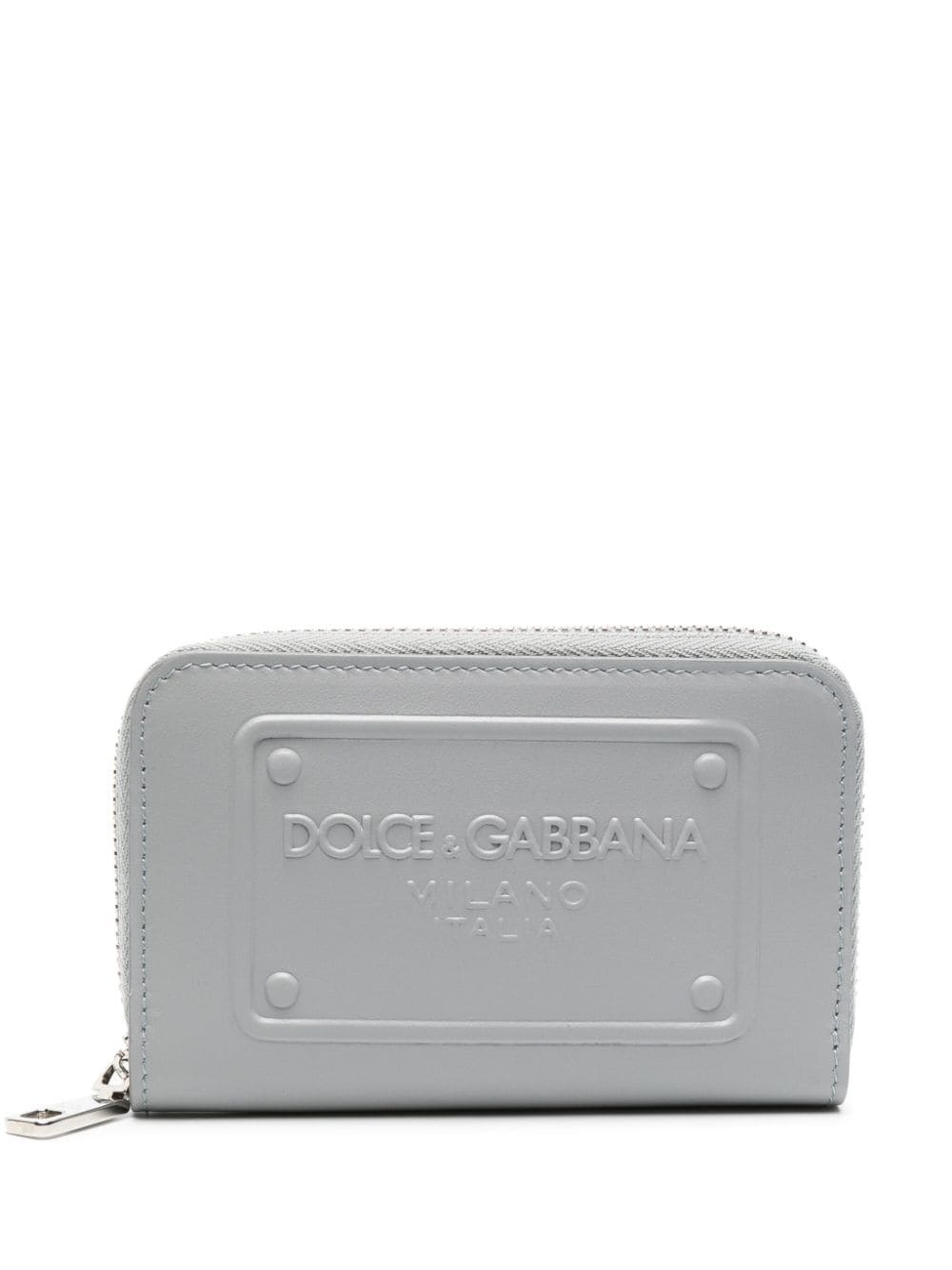 logo-embossed leather wallet - 1