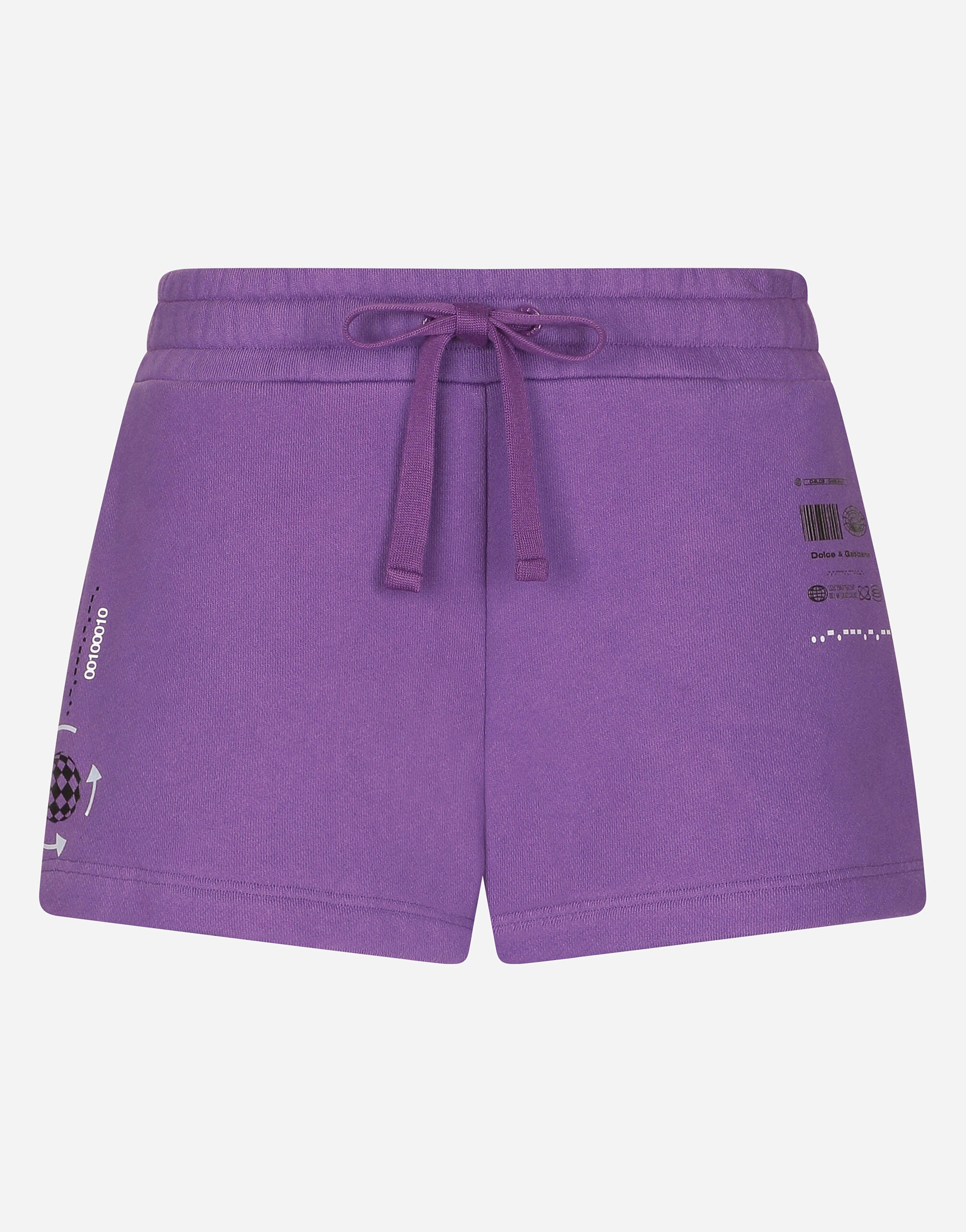 Cotton jersey shorts DGVIB3 - 1