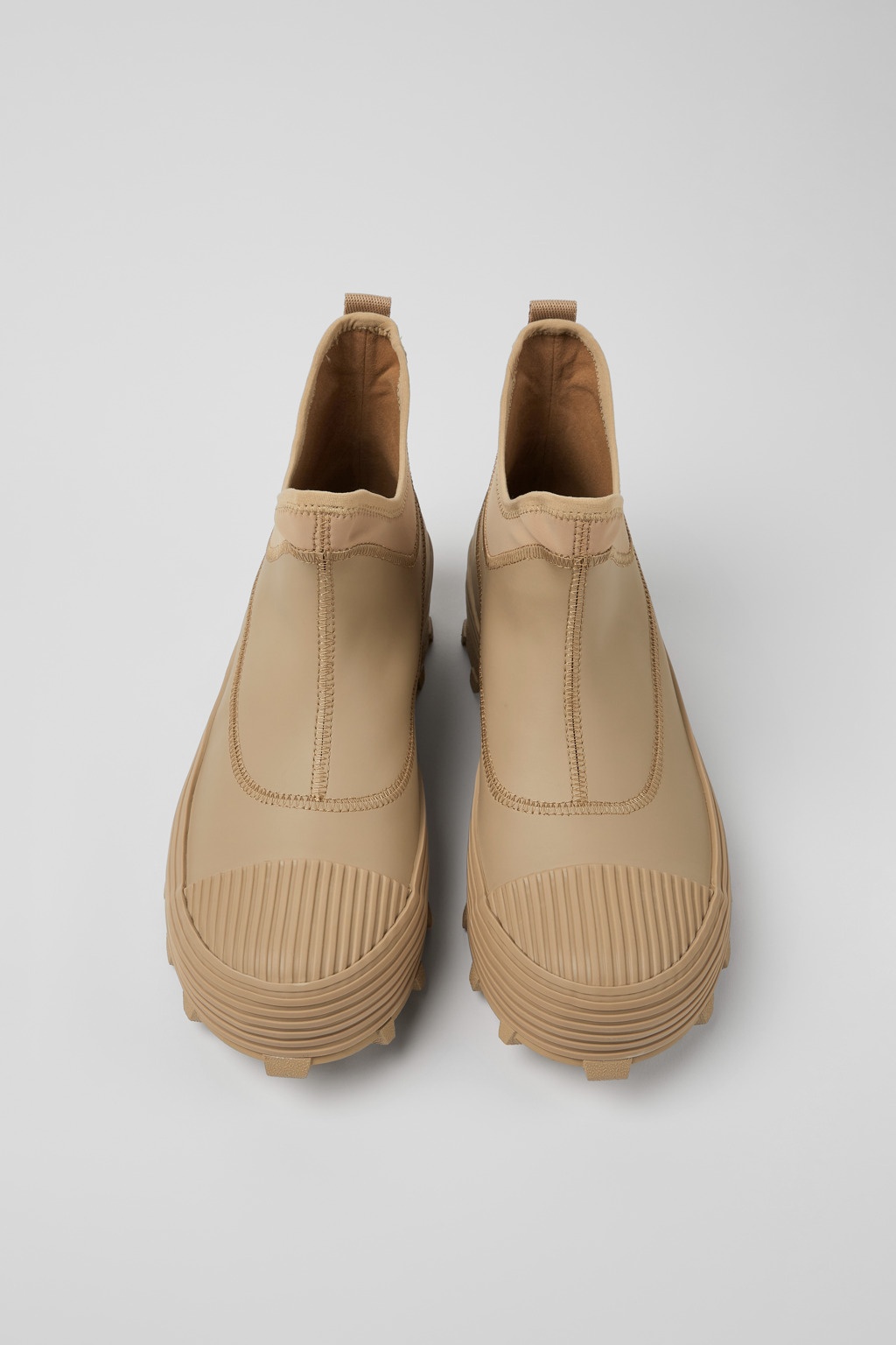 Beige ankle boots - 4