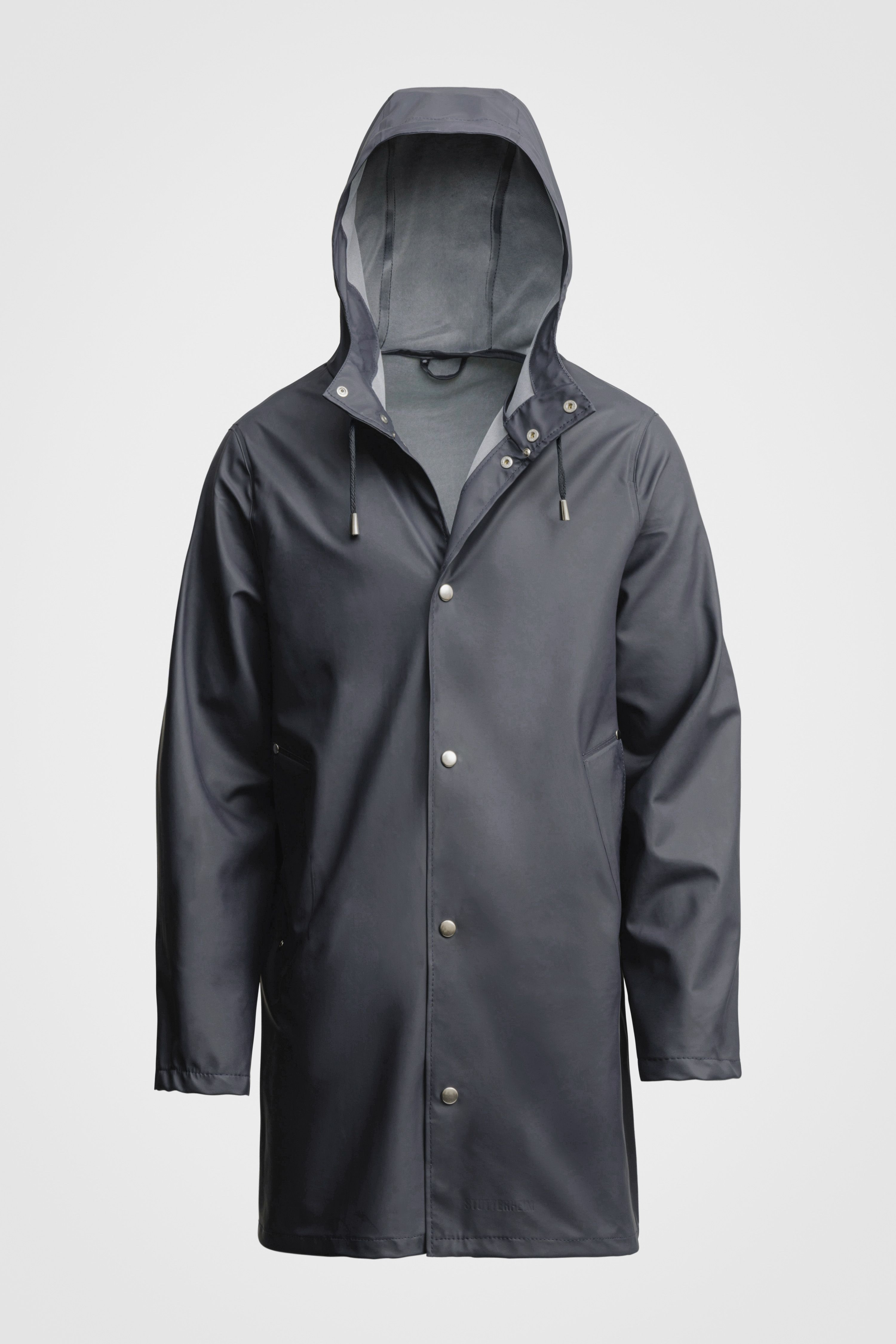 Stockholm Lightweight Raincoat Charcoal - 7