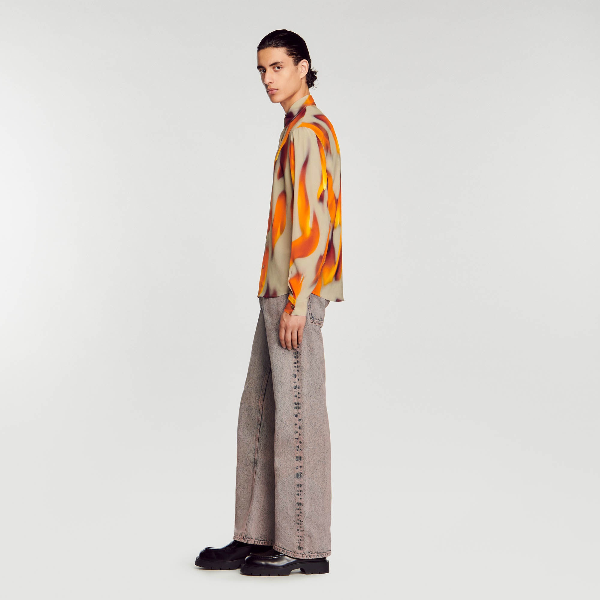 FLAME PATTERN SHIRT - 7
