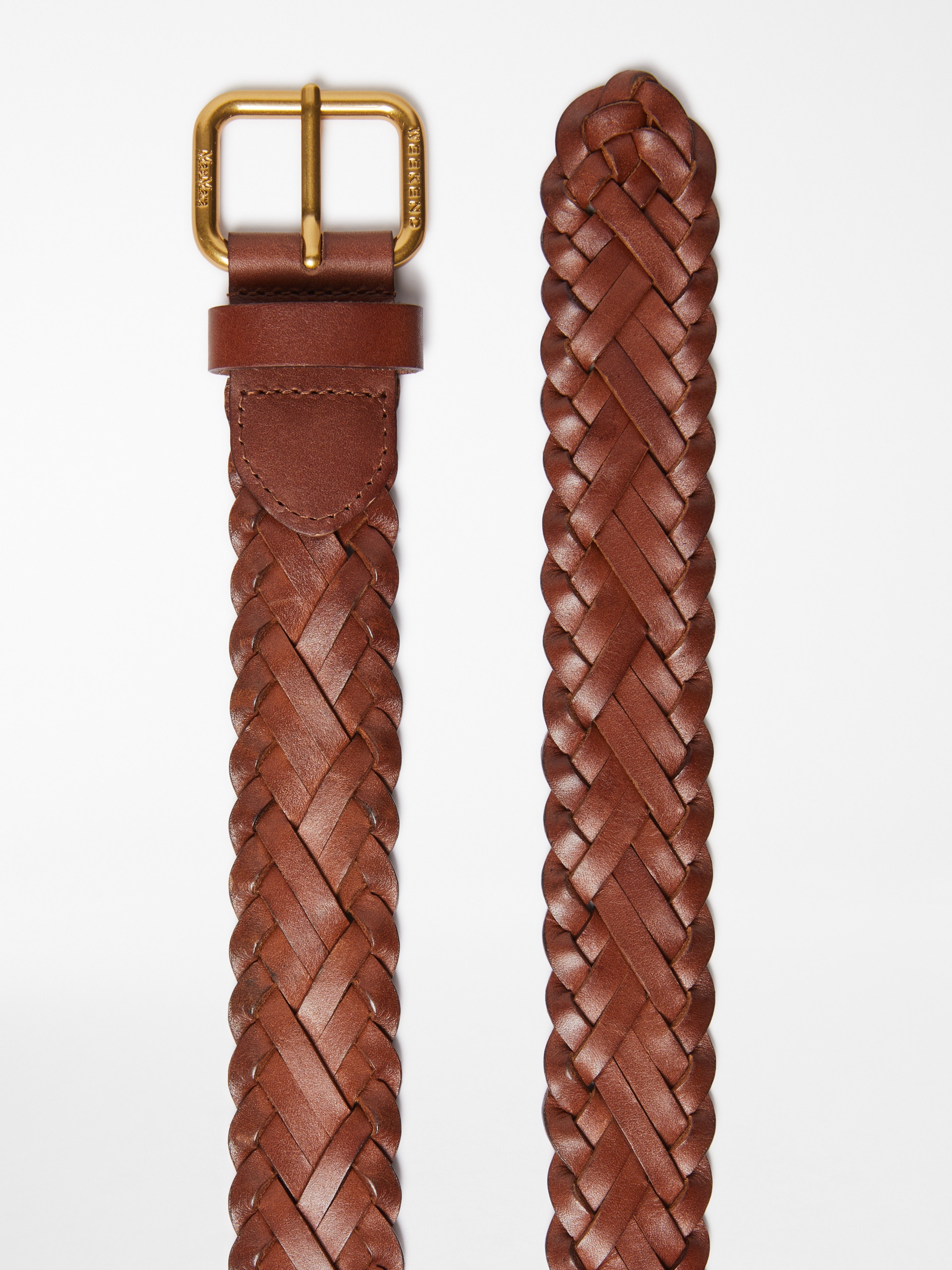 NAZARIO Woven leather belt - 2