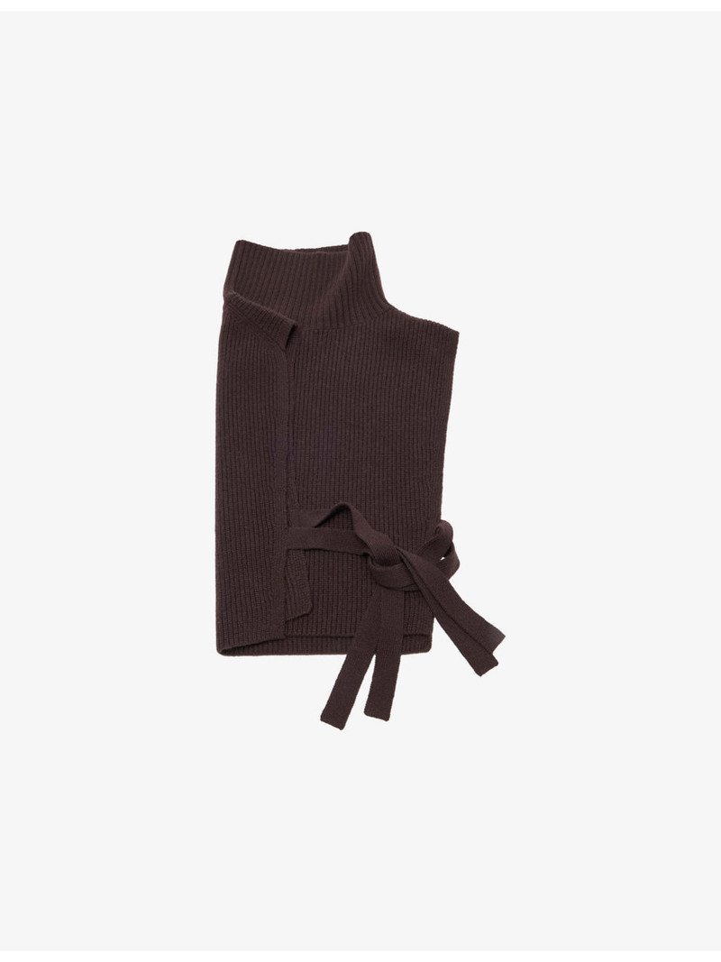 maje Clover-Embellished Wool And Cashmere Collar outlook