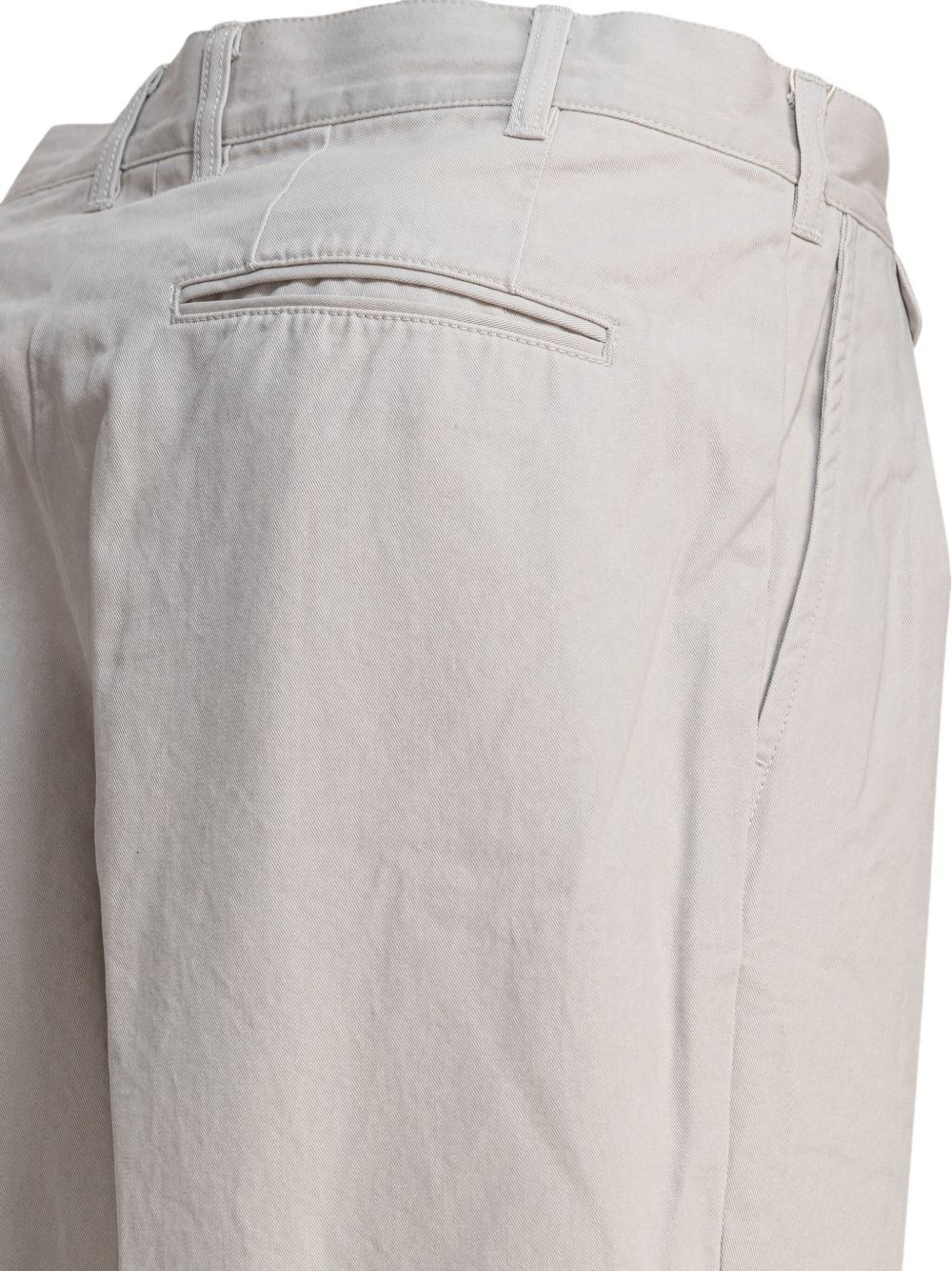 pleated cotton trousers - 4