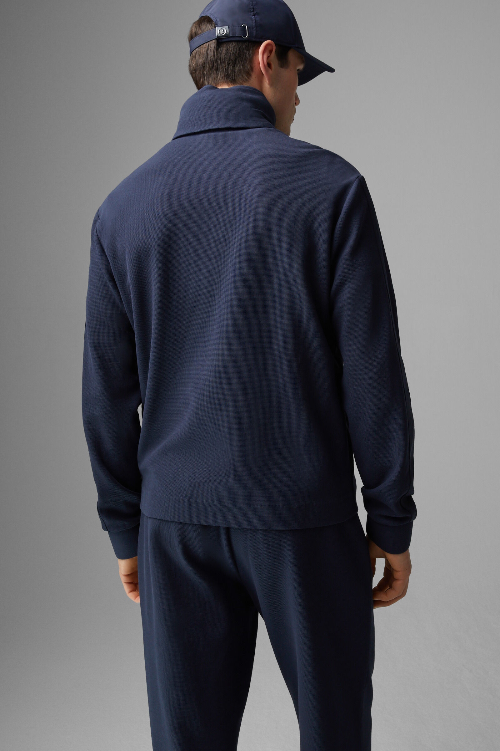 Joshi Sweatshirt jacket in Navy blue - 3
