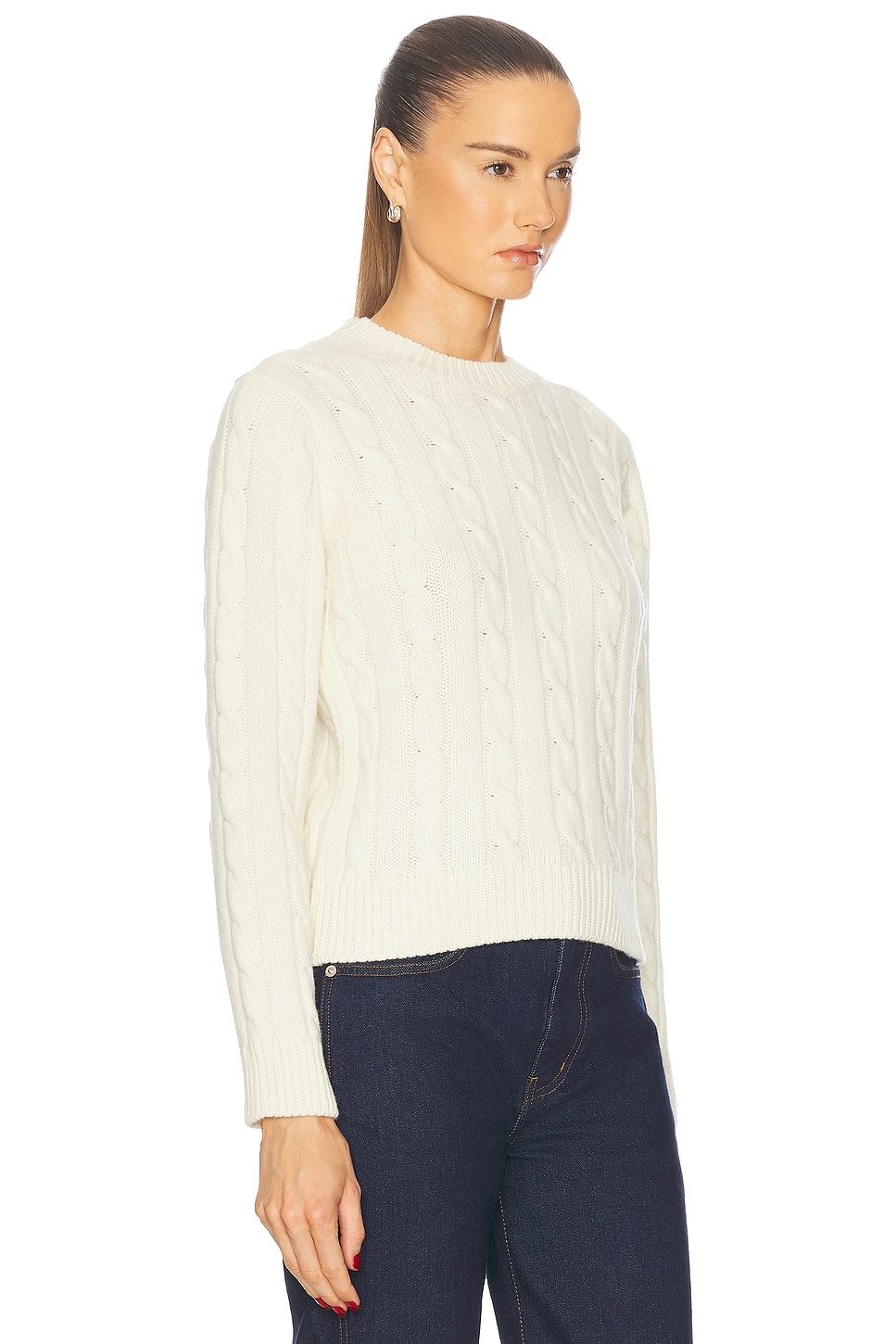Cable Crewneck Sweater - 2