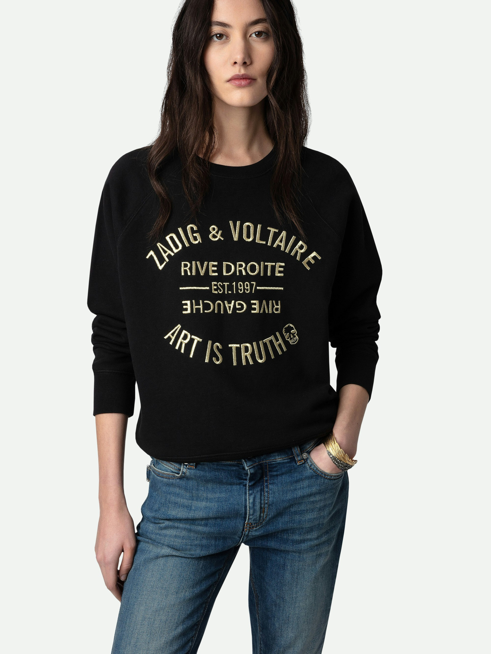 Upper Blason Embroidered Sweatshirt - 5