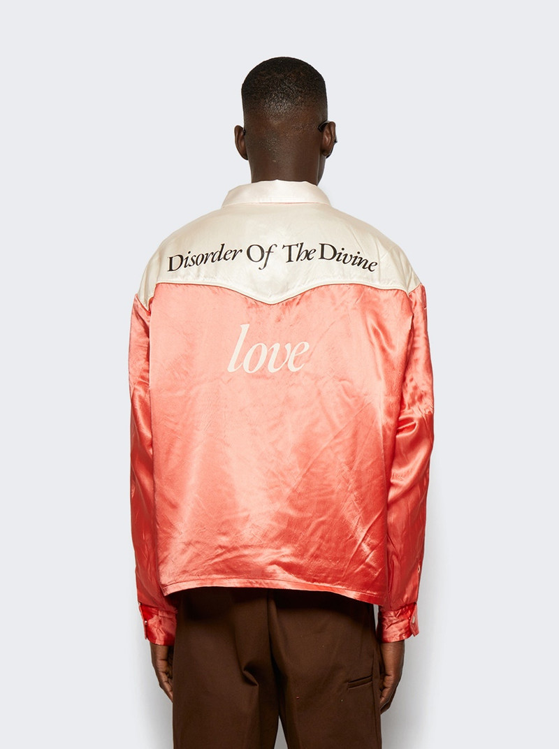 SAINT M×××××× Western Shirt Jacket Red outlook