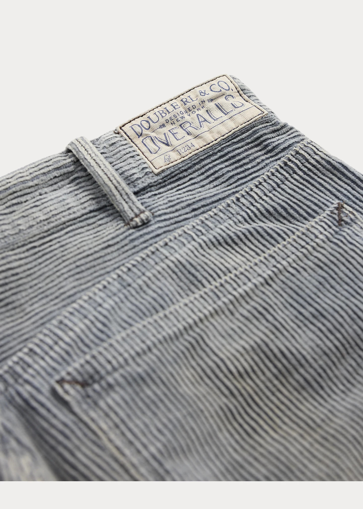 Straight Fit Distressed Corduroy Pant - 4