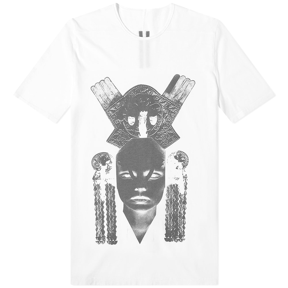 Rick Owens DRKSHDW Aztec Mask Level Tee - 1