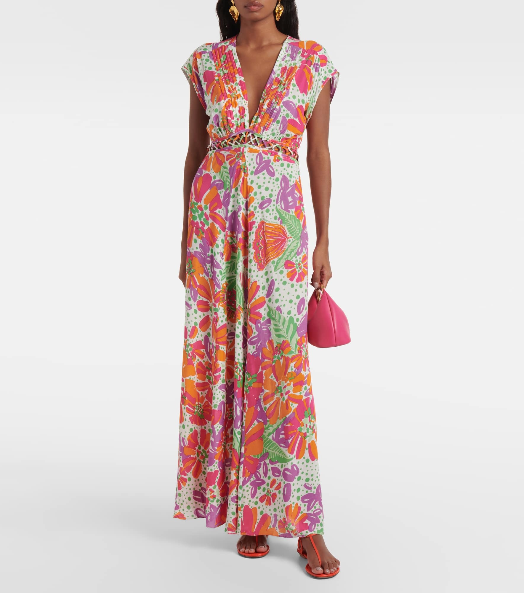 Cecile floral maxi dress - 2