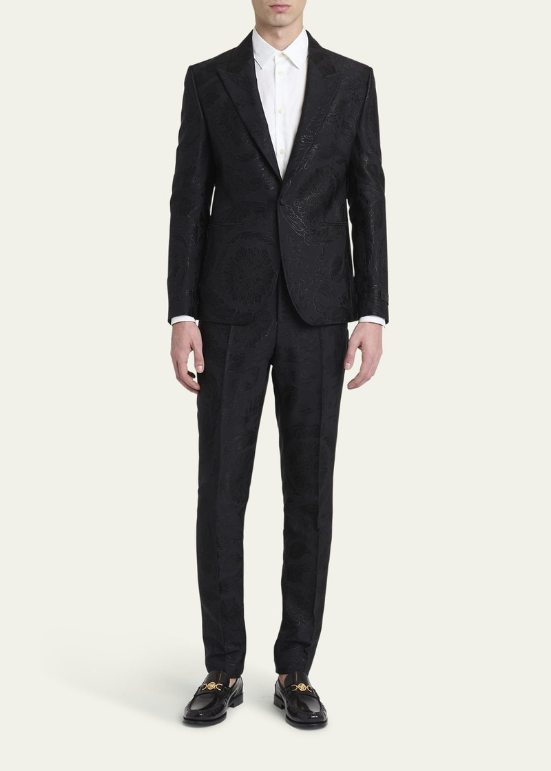 VERSACE Men's Jacquard Evening Jacket outlook