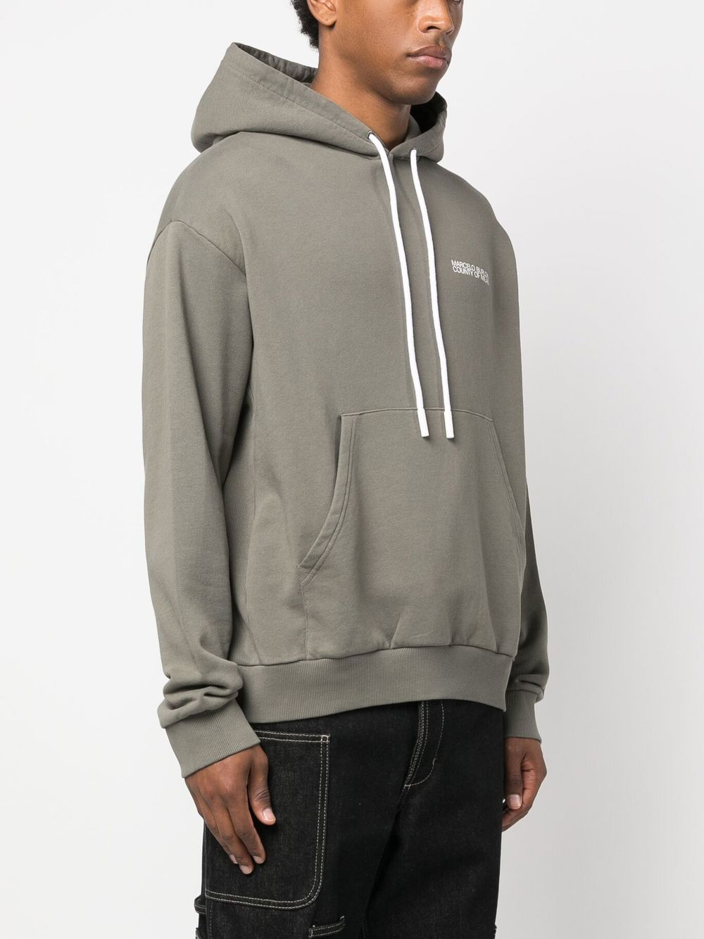 Tempera cross-print pullover hoodie - 4
