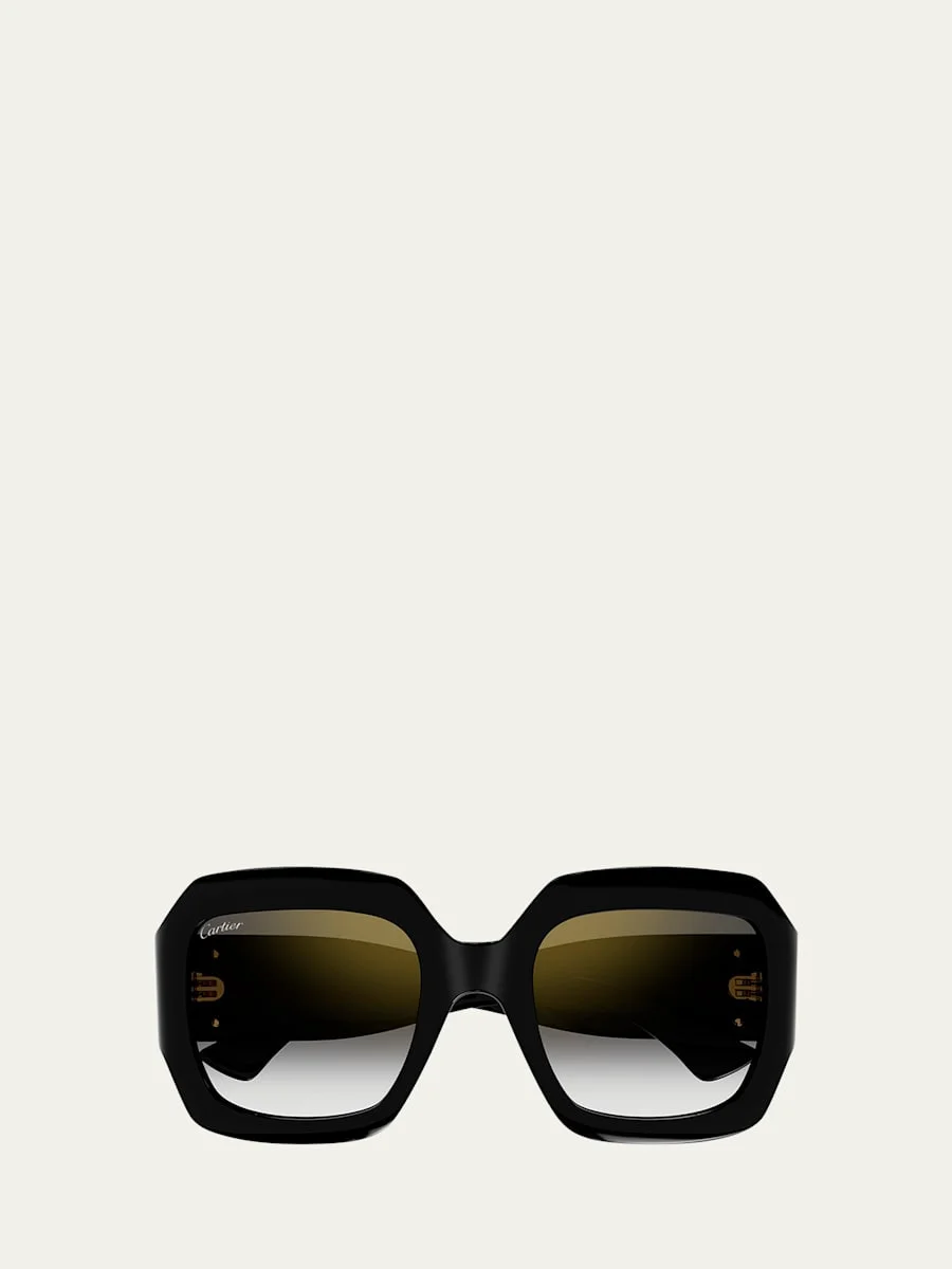 Monogram Acetate Square Sunglasses - 1