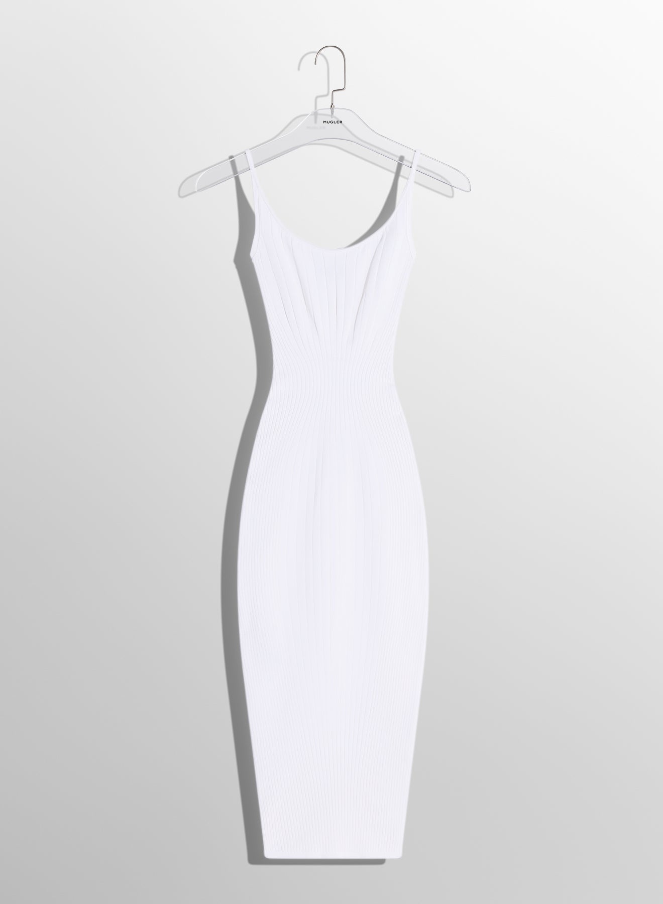 white sculpting knit dress - 6