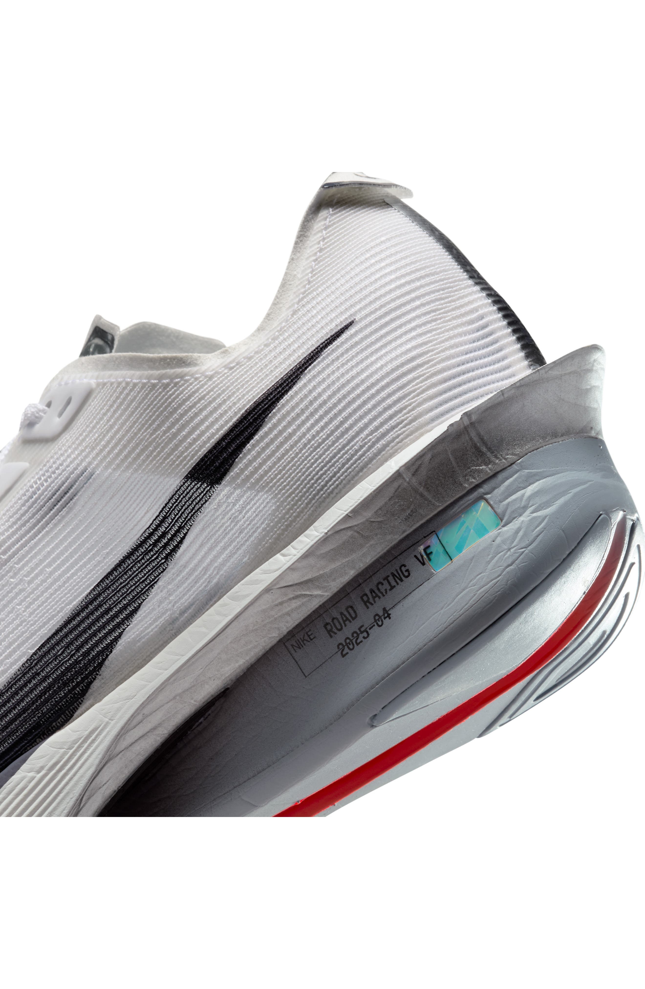 Nike ZoomX Vaporfly Next 4 Racing Shoe in White/Obsidian/Platinum at Nordstrom - 7