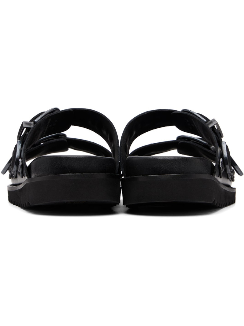 SSENSE Exclusive Black Buckle Sandals 2
