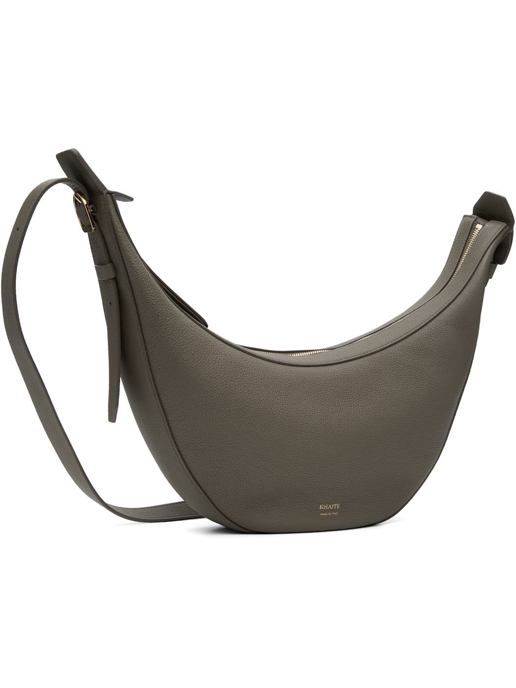 Taupe Small Augustina Crossbody Bag - 2
