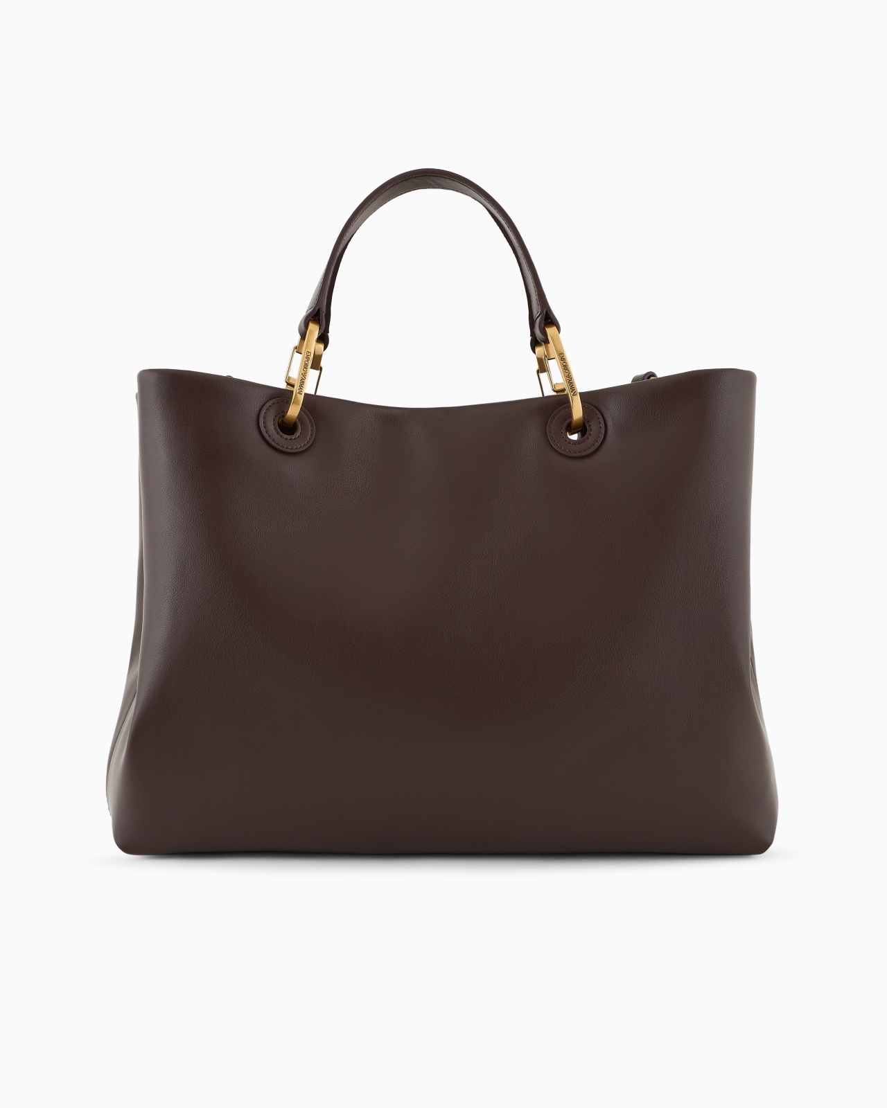 MYEA SHOPPER BAG IN INTERWOVEN LOGO LEATHER - 3